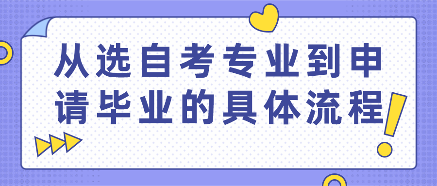 上班族報名自考，從選專業到申請畢業的具體流程